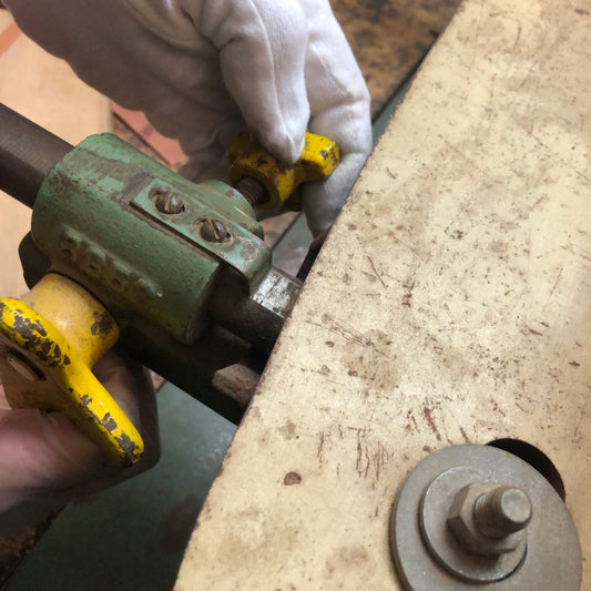 Cutting Copper - How cookie cutter making begins!