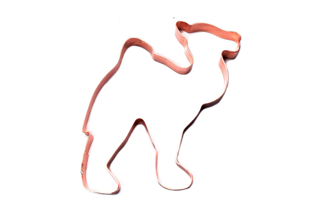 Copper Camel Cookie Cutter - Animal Cookie Cutter, 4 x 4.25 Inches, Made in USA