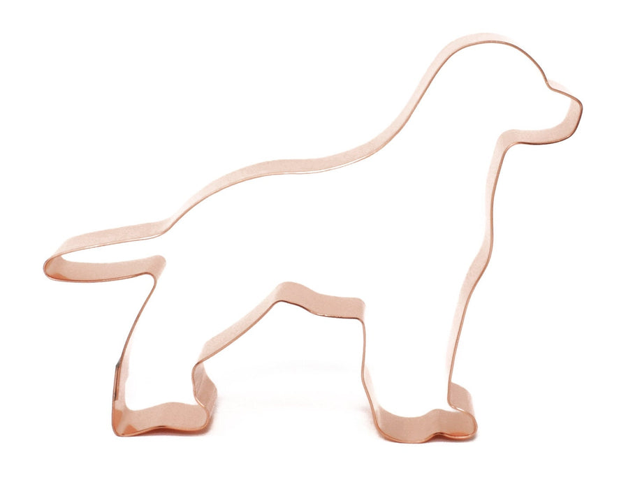 Copper Labrador Retriever Dog Cookie Cutter, 5 x 4 inches, Made in USA