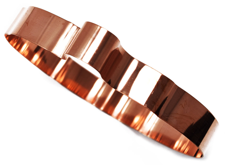 Copper Pumpkin Cookie Cutter - Fall Design (5 x 5.25 inches) - Made in USA