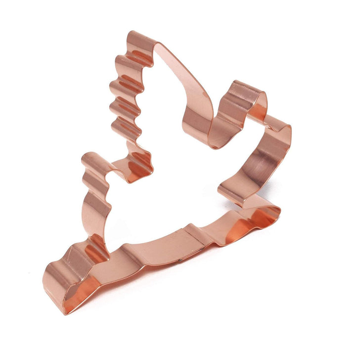 Copper Flying Pig Cookie Cutter, Animal Cookie Cutter, Made in USA