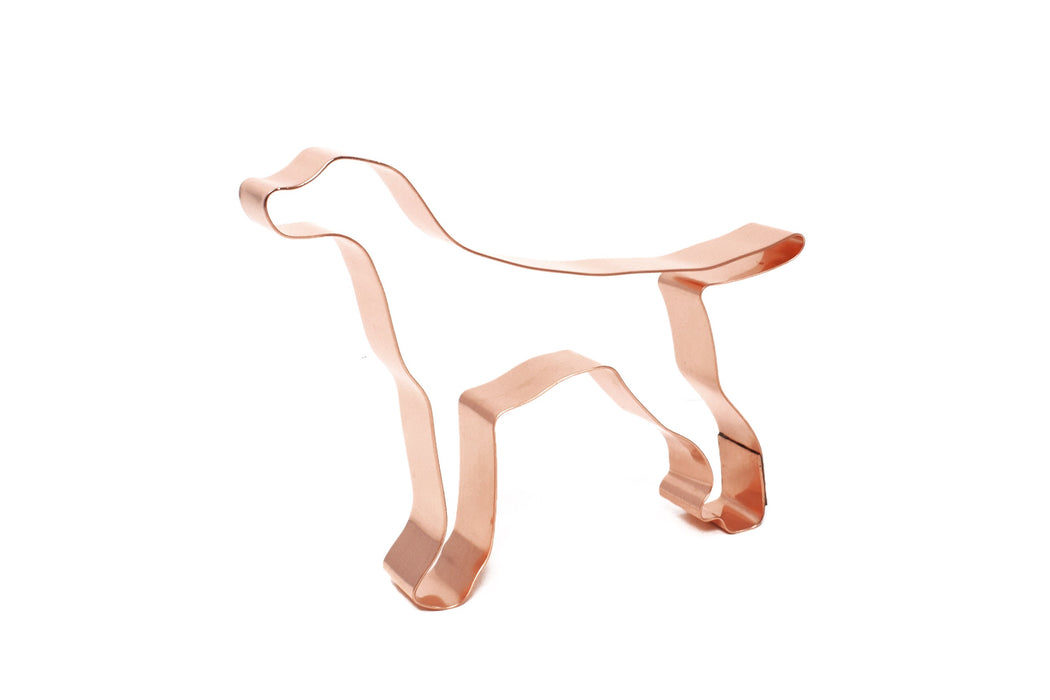 Copper Pointer Dog Cookie Cutter, 5 x 4 inches, Made in USA