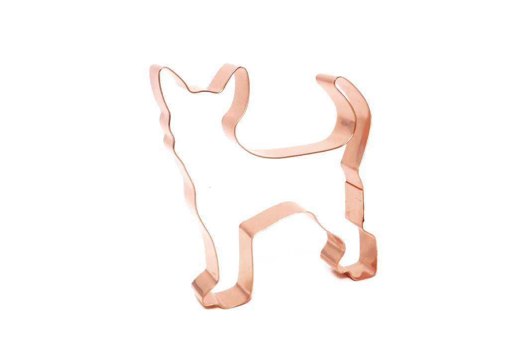 Copper Chihuahua Cookie Cutter - Dog Breed Cookie Cutter, 4.25 x 4 Inches, Made in USA