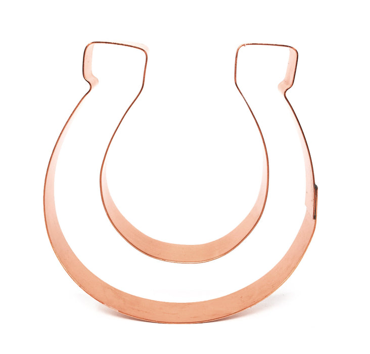 Copper Horseshoe Cookie Cutter, Made in USA