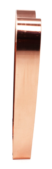 Copper Tall Heart Cookie Cutter - Nature Design (5.75 x 2.75 inches) - Made in USA