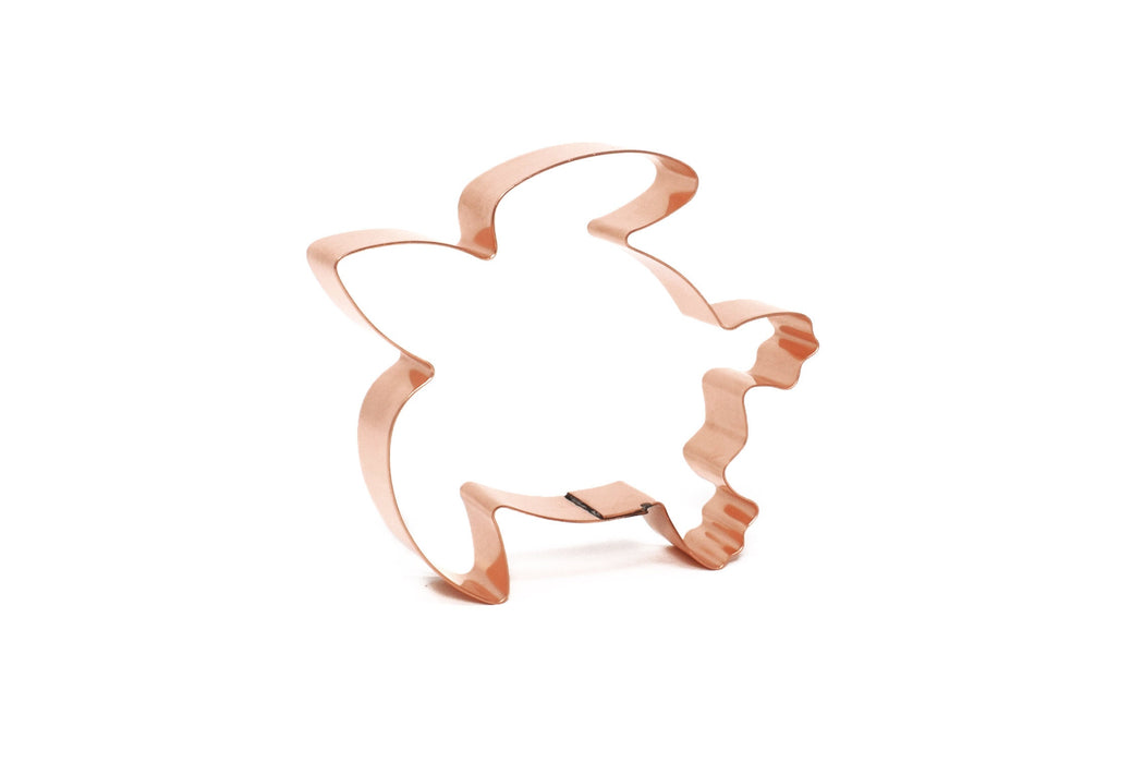 Copper Sea Turtle Cookie Cutter - Animal Cookie Cutter, 5 x 4.75 inches, Made in USA