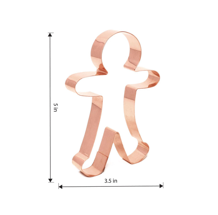5 Inch Classic Christmas Gingerbread Man Cookie Cutter -  Made in USA