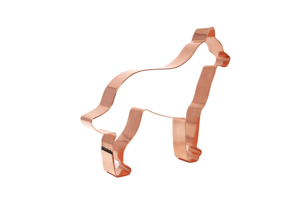 Copper Belgian Malinois Cookie Cutter, Dog Cookie Cutter 5 x 4.5 inches, Made in USA