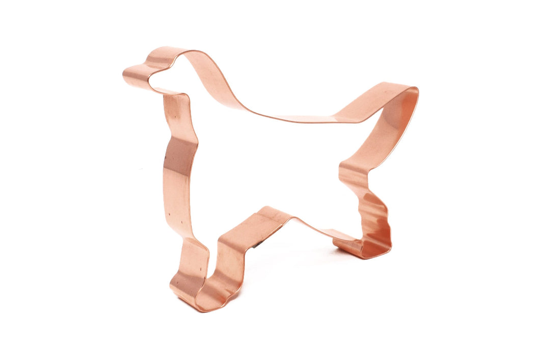 Copper Irish Setter Dog Cookie Cutter, 5 x 3.75 inches, Made in USA