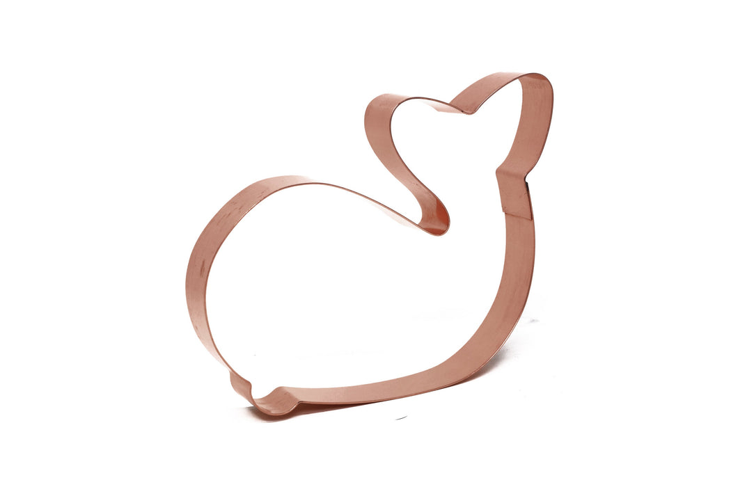 Copper Whale Cookie Cutter - Fish Cookie Cutter, 5 x 4 inches, Made in USA