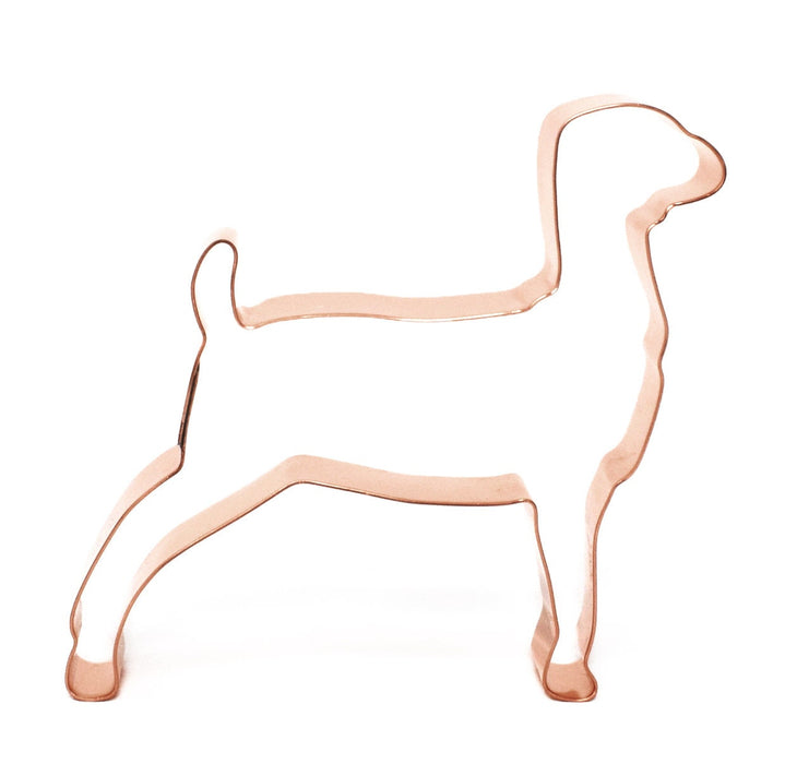 Copper Boer Goat Cookie Cutter - Animal Design (4 x 3.75 inches) - Made in USA