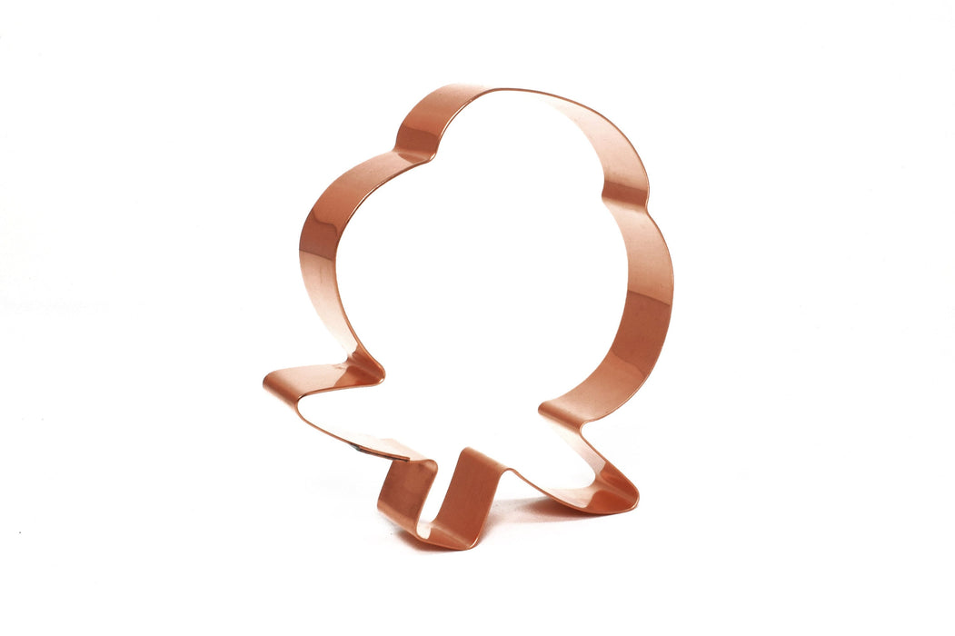 Copper Cotton Boll Cookie Cutter, 4 x 3.75 inches, Made in USA