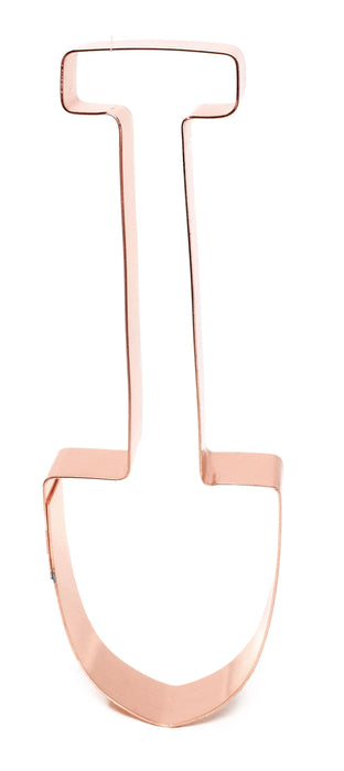 Copper Shovel Cookie Cutter - Garden Design (6 X 2 inches) - Made in USA