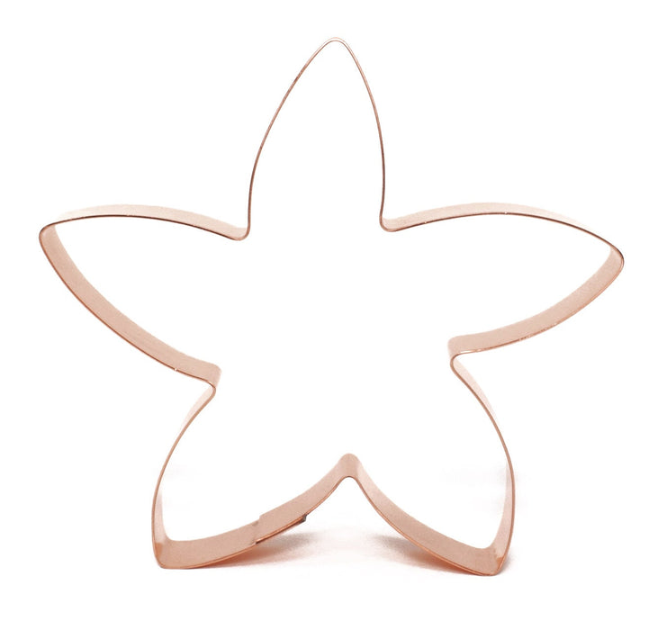 Copper Wildflower Cookie Cutter - Flower Cookie Cutter, 5 Inches, Made in USA