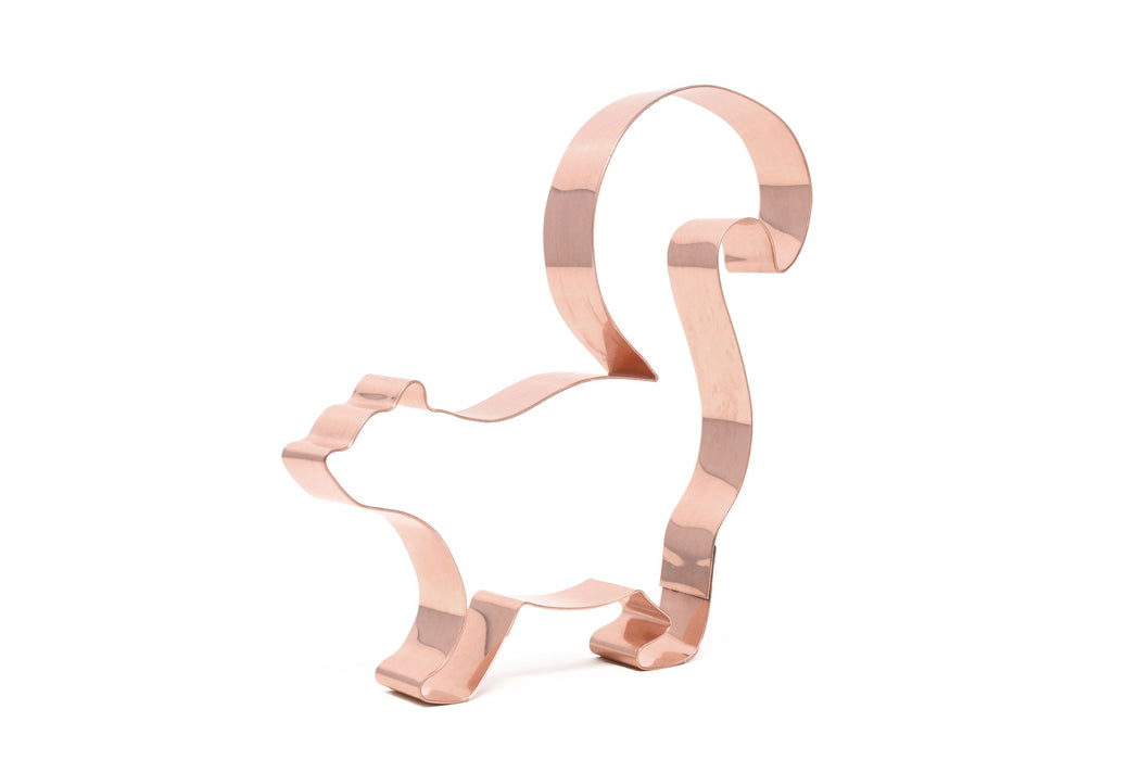 Copper Skunk Cookie Cutter - Animal Cookie Cutter, 5.5 x 5 Inches, Made in USA