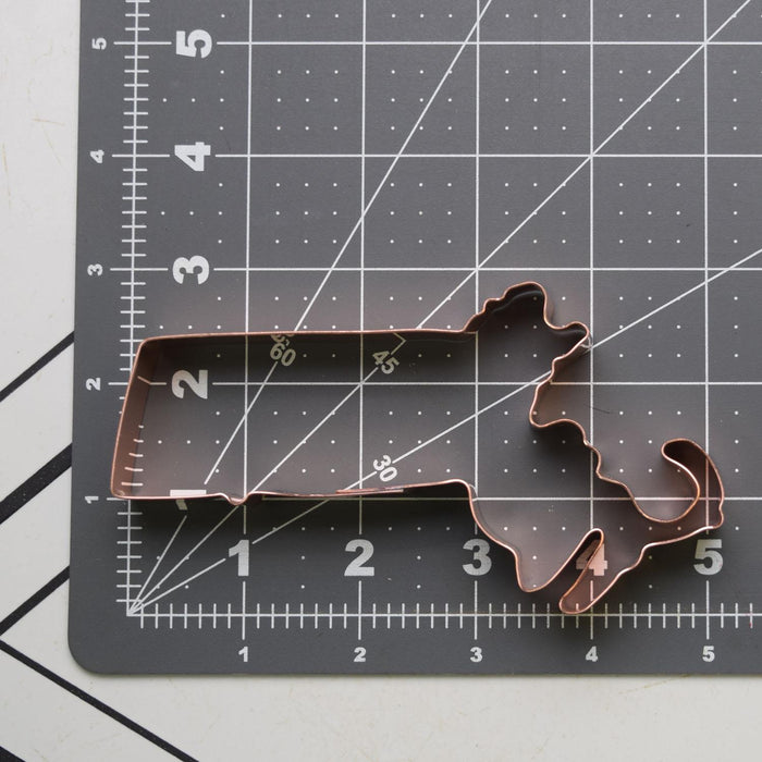 Copper Massachusetts Cookie Cutter -  Bay State Cookie Cutter,  Made in USA