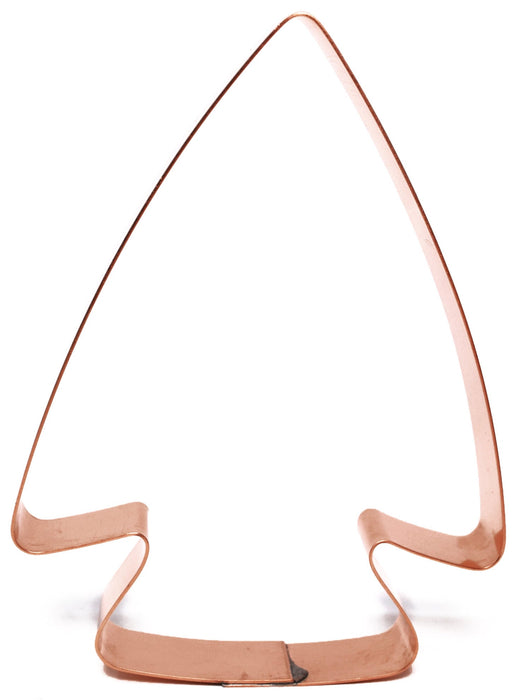 Copper Arrowhead Cookie Cutter, 4.5 x 3.5 inches, Made in USA
