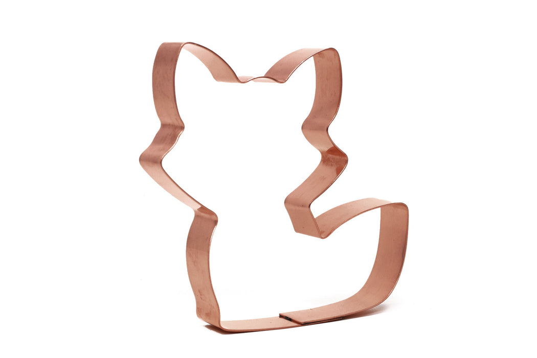 Copper Fox Cookie Cutter - Animal Cookie Cutter, 3.75 x 4Inches, Made in USA