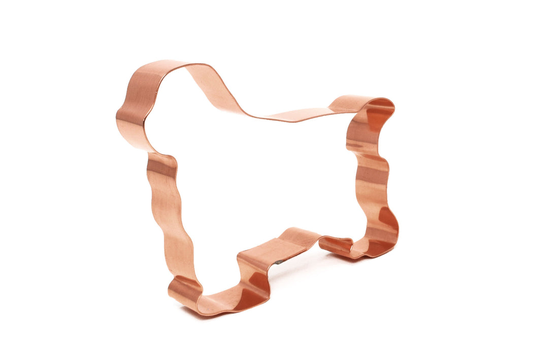 Copper Clumber Spaniel Cookie Cutter, Dog Cookie Cutter, 4.5 x 3.5 inches, Made in USA