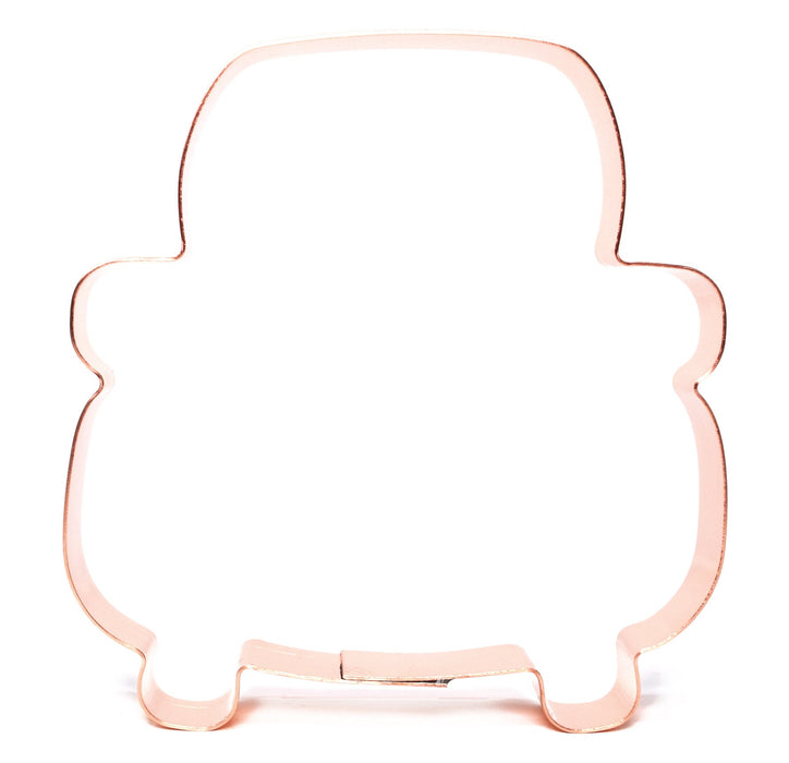 Copper Rearview Car Cookie Cutter - Vehicle Design (4 inches) - Made in USA