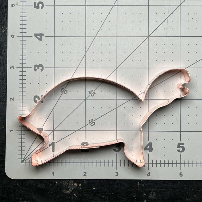 Copper Turtle Cookie Cutter - Animal Cookie Cutter, 5.5 x 3 Inches, Made in USA