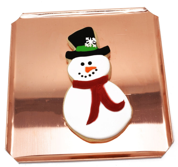 Copper Snowman Cookie Cutter - Christmas Cookie Cutter, Made in USA