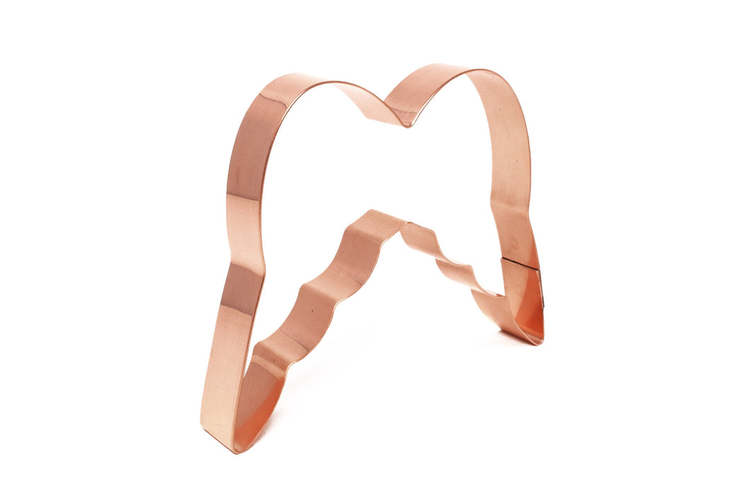 Copper Angel Wings Cookie Cutter - Spiritual Cookie Cutter, 5 x 3.5 inches, Made in USA