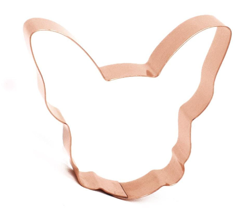 Copper French Bulldog Face Cookie Cutter, Dog Cookie Cutter, Made in USA