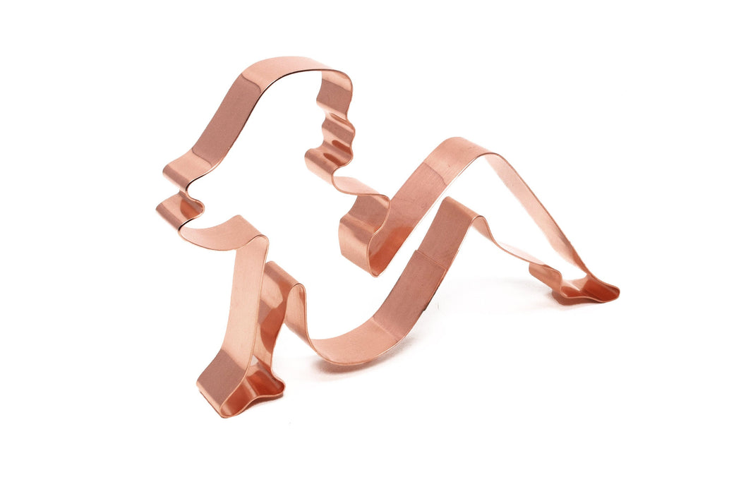 Copper Mudflap Lady Cookie Cutter - Adult Cookie Cutter, 6 x 3.75 Inches, Made in USA