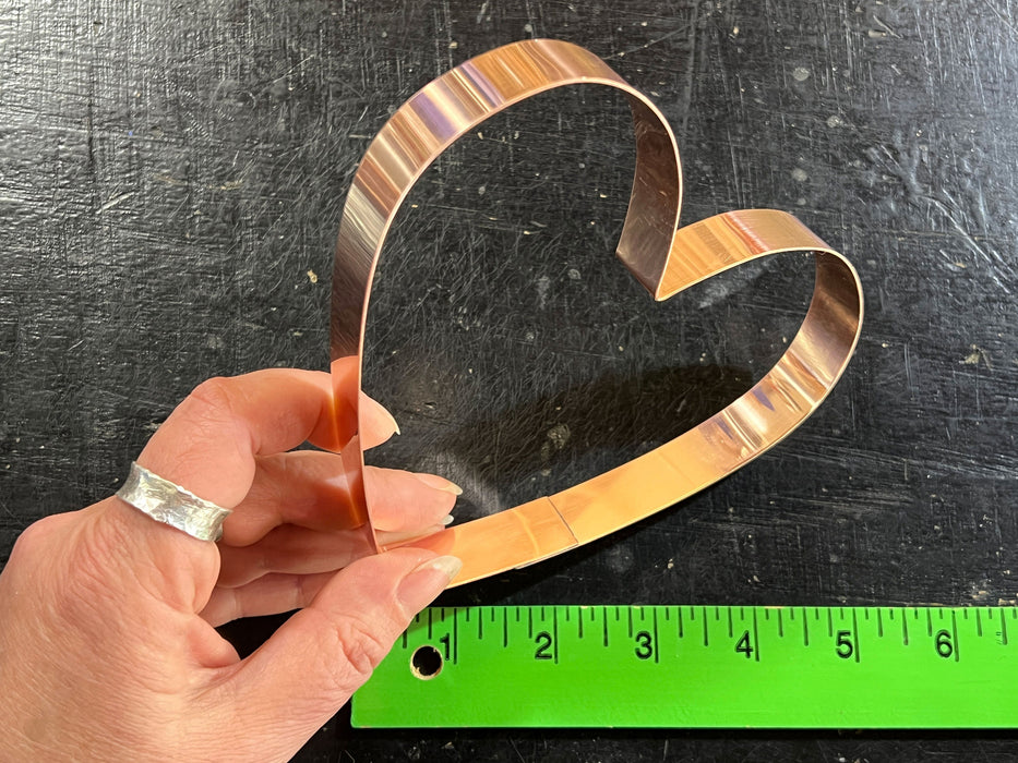 Copper Heart Cookie Cutter - Valentine / Wedding Cookie Cutter, Made in USA