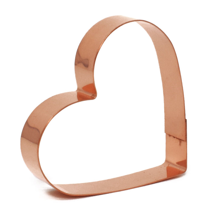 Handmade Copper Heart Cookie Cutter – Mystery Size for Baking, Gifting, and Crafts