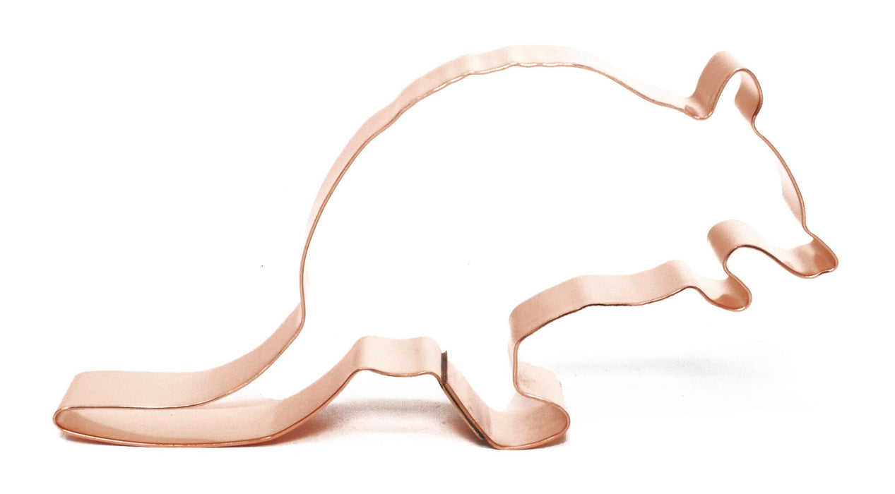 Copper Armadillo Cookie Cutter - Zoo Animal Design (2.5 x 5 inches) - Made in USA
