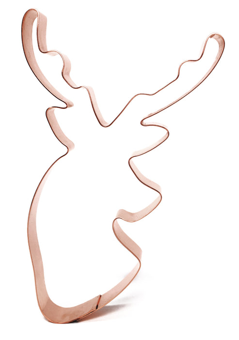 Big Copper Trophy Buck Cookie Cutter - Deer Hunter Design (6 x 4 inches) - Made in USA