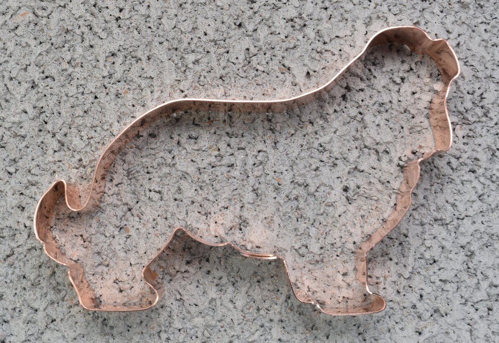 Copper Cavalier King Charles Spaniel Cookie Cutter, Dog Cookie Cutter, 5 x 3.5 inches, Made in USA
