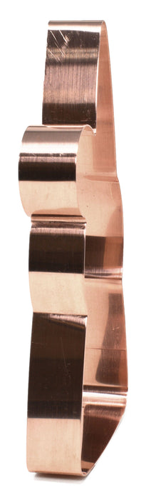 Copper Old World Santa Cookie Cutter – Christmas Baking (2.75 x 5.5 inches) - Made in USA