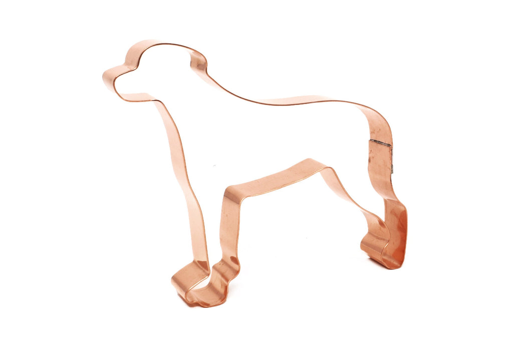 Copper Rhodesian Ridgeback Dog Cookie Cutter, 5 x 4 inches, Made in USA