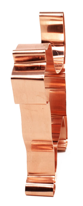 Copper Otterhound Cookie Cutter, Dog Cookie Cutter, 5 x 4.5 inches, Made in USA