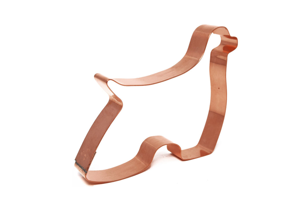 Copper Cocker Spaniel Dog Cookie Cutter, 4.5 x 3.75 inches, Made in USA