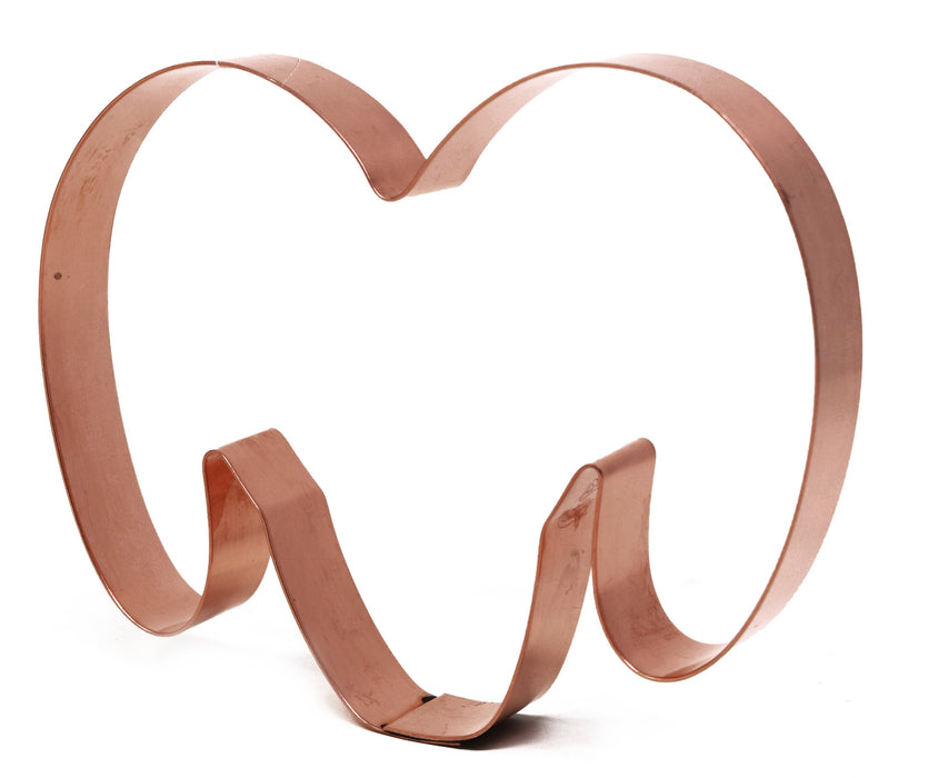 Copper Ram Cookie Cutter, Animal Cookie Cutter, 4.75 x 3.75 inches, Made in USA