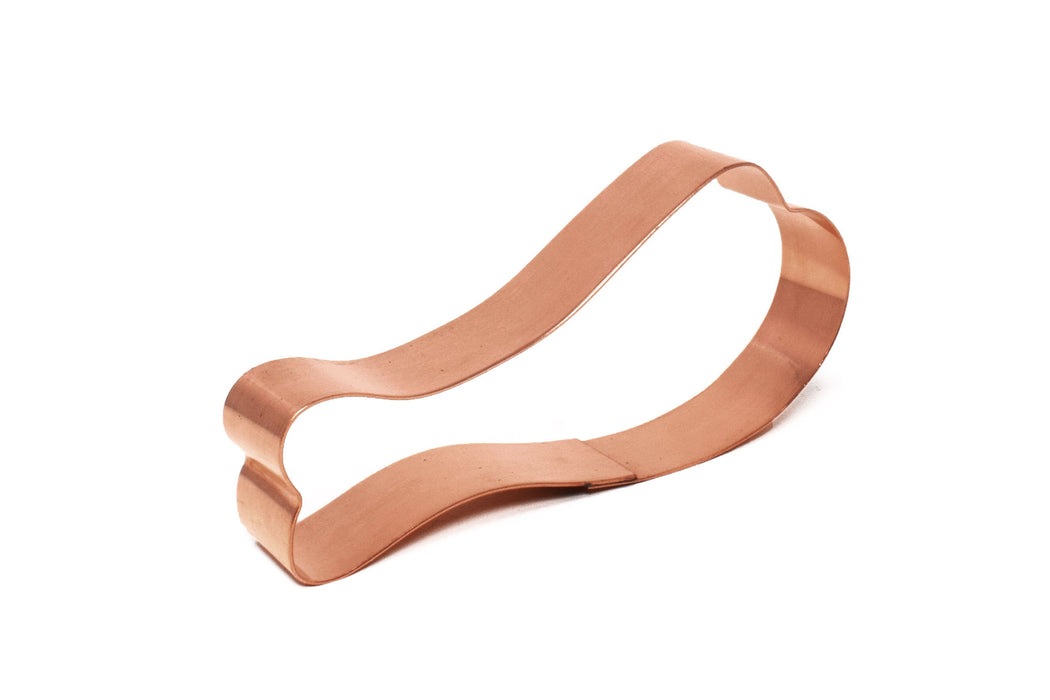 Big Copper Turkey Leg Cookie Cutter - Thanksgiving Cookie Cutter, 6 x 2.5 Inches, Made in USA