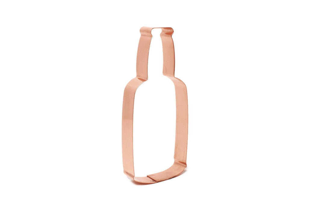 Copper Beer Bottle Cookie Cutter, Food Cookie Cutter, 4 x 1.5 inches, Made in USA