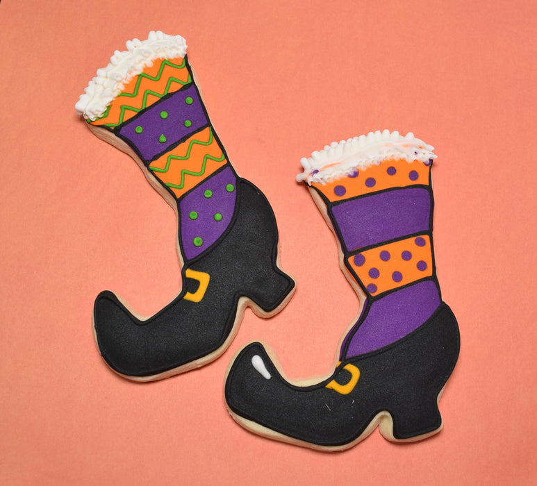 Copper Witch's Boot Cookie Cutter - Halloween Cookie Cutter, 3.75 x 5.25 Inches, Made in USA
