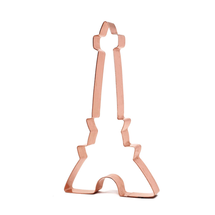 Copper Eiffel Tower Cookie Cutter - World Travel Design (6 x 3.25 inches) - Made in USA