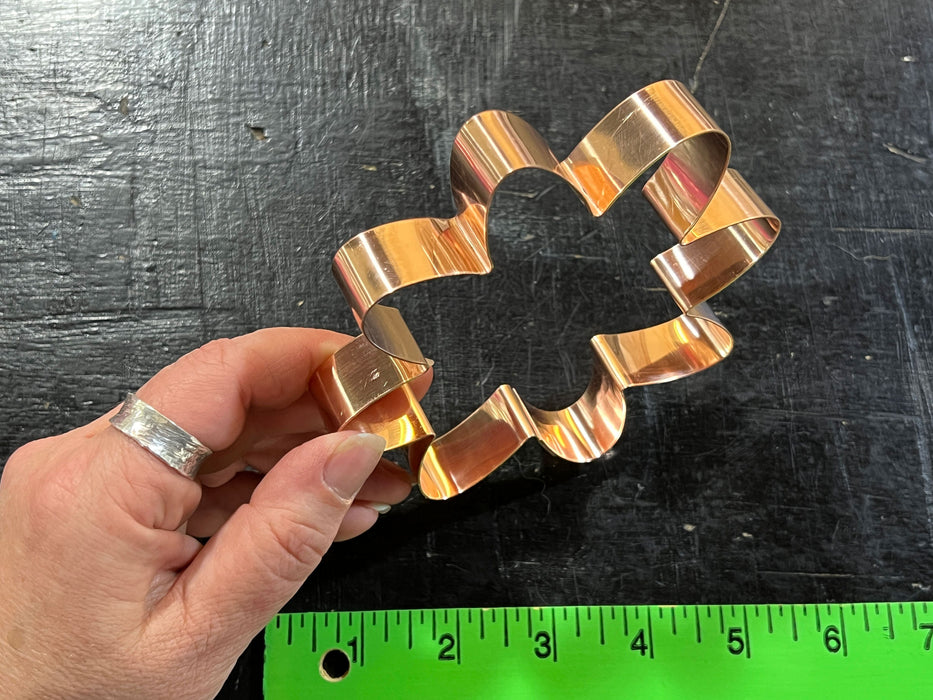 Copper Daisy Cookie Cutter - Flower Cookie Cutter, 4.5 Inches, Made in USA