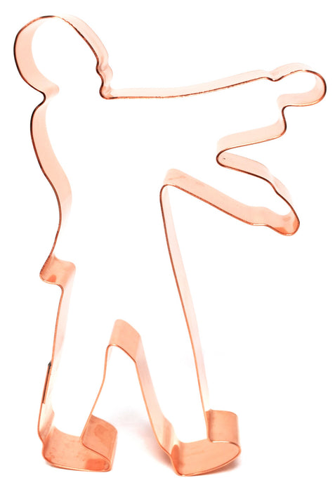 Copper Zombie Cookie Cutter - Halloween Cookie Cutter, 3.25 x 5.5 Inches, Made in USA
