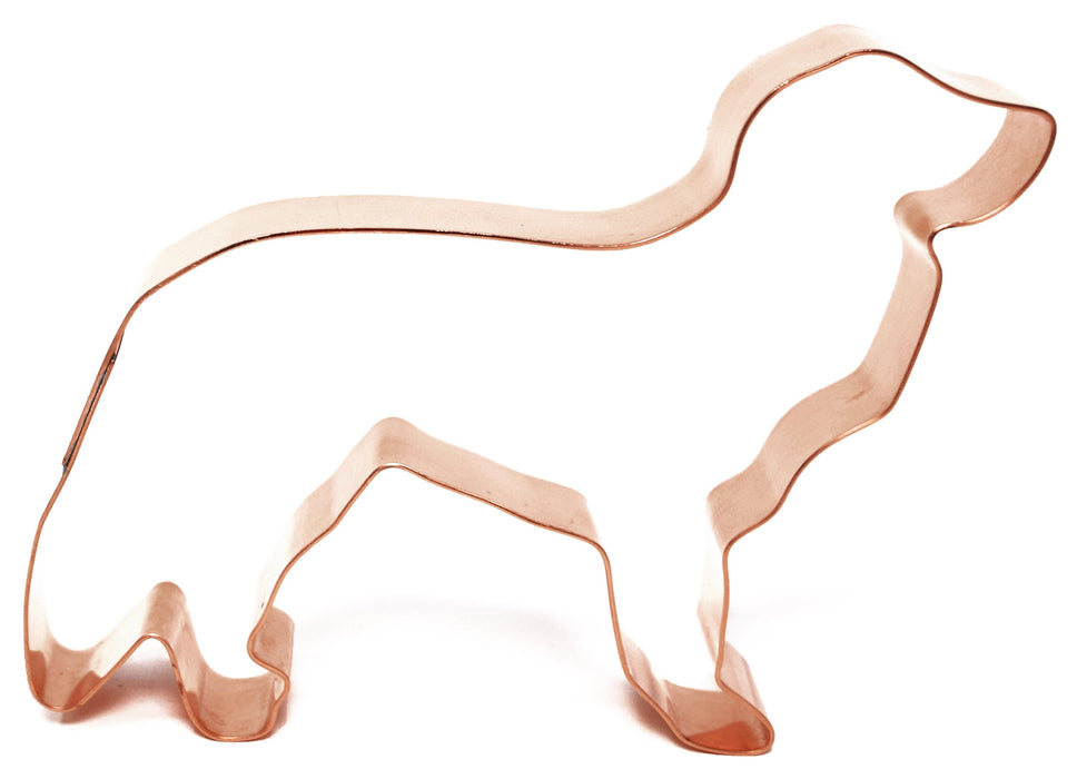 Copper Nova Scotia Duck Tolling Retriever Dog Cookie Cutter, 4.5 x 4 inches, Made in USA