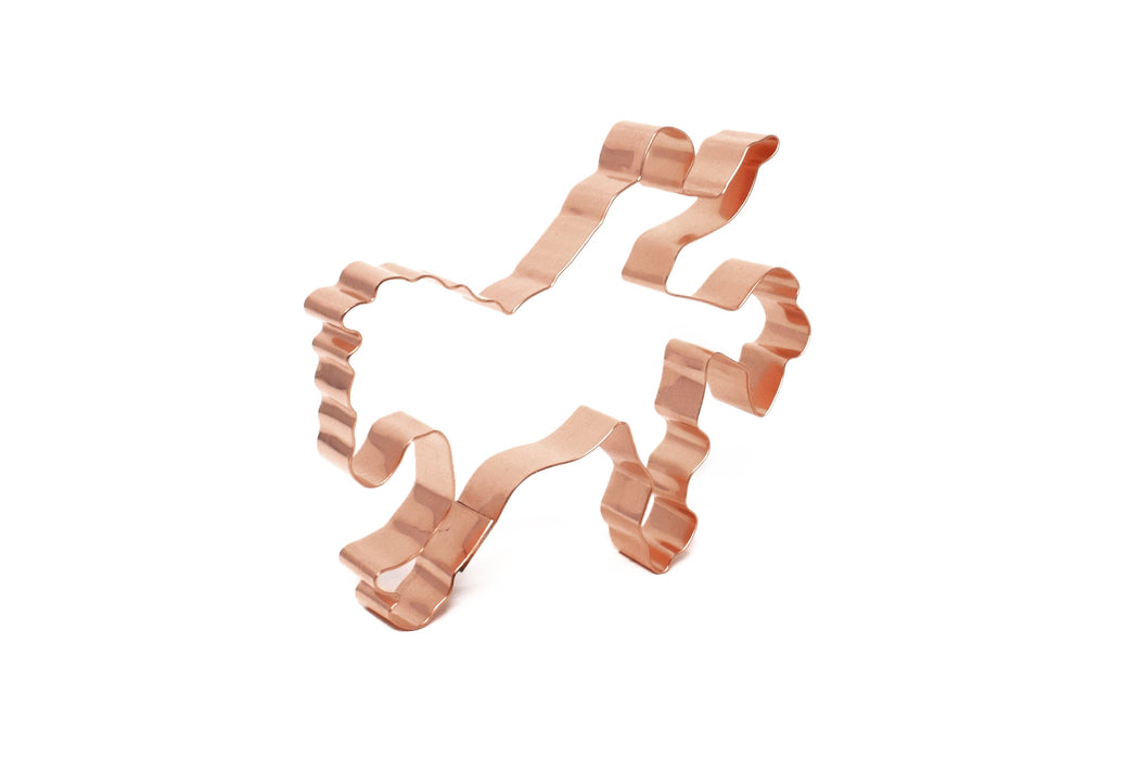 Copper Bronc Rider Cookie Cutter, 5.25 x 4.5 inches, Made in USA