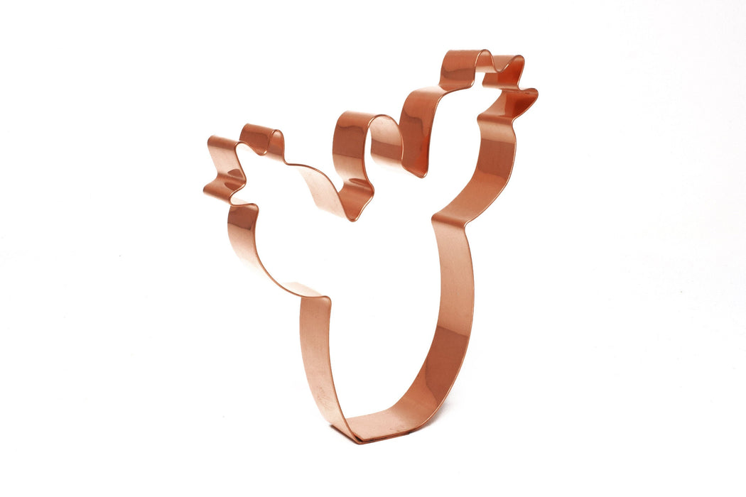 Copper Prickly Pear Cookie Cutter - Cactus Cookie Cutter, 4.25 x 4 Inches, Made in USA