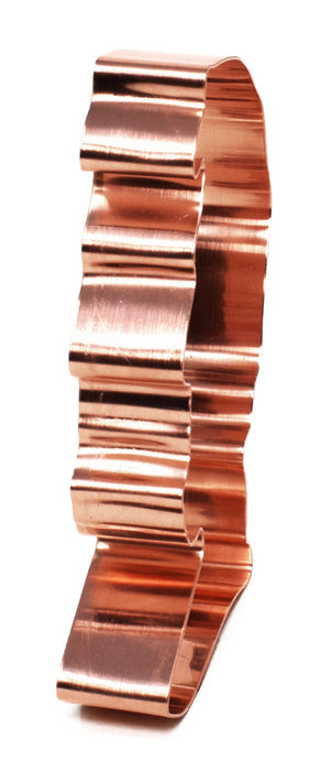 Copper Abraham Lincoln Cookie Cutter - President Cookie Cutter, 2.75 X 4 inches, Made in USA