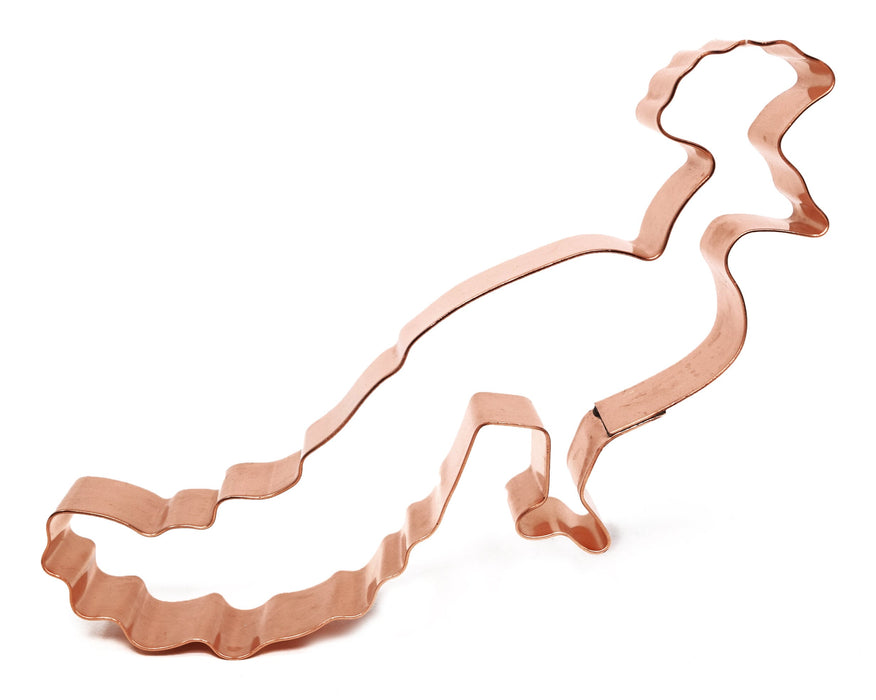 Copper Peacock Cookie Cutter - Bird Cookie Cutter, 6.25 x 3.5 inches, Made in USA